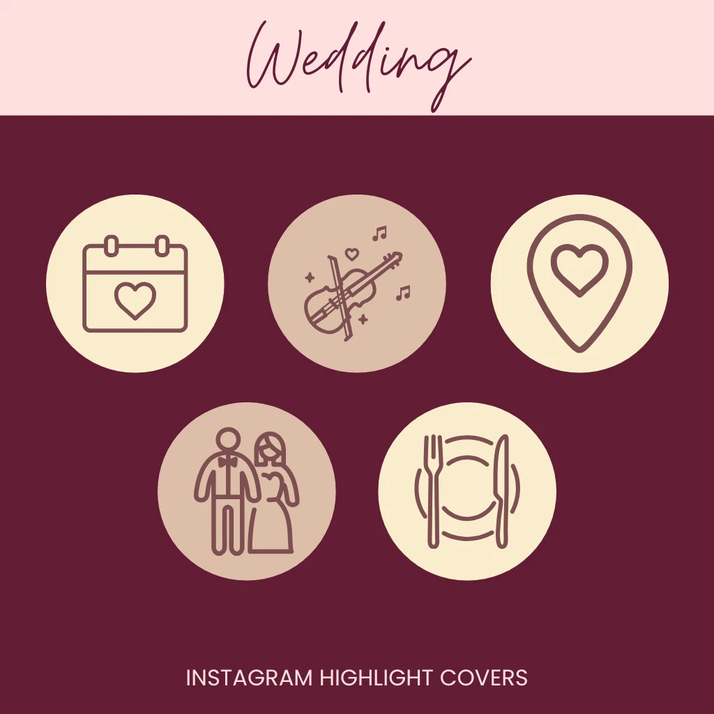 Romantic Instagram Covers for Wedding Planners

