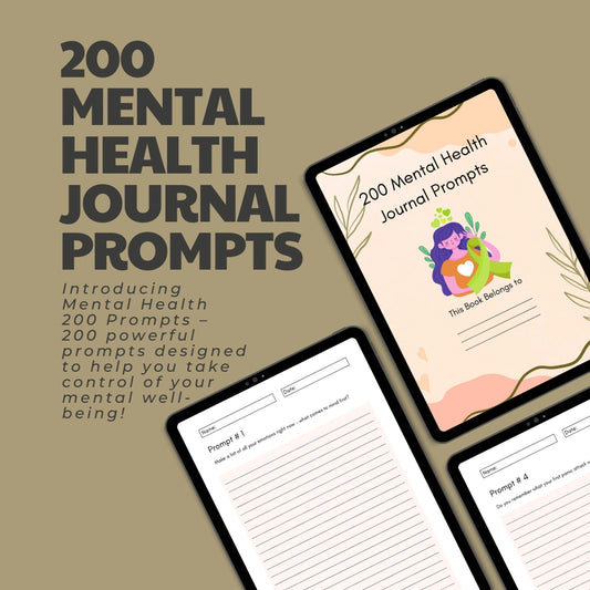 Self-Care Journal with 200 Prompts