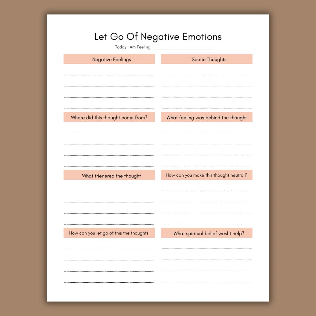 Self-Discovery Journal Template