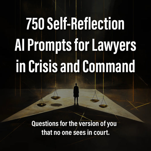 Self-Reflection AI Prompts for Lawyers in Crisis and Command