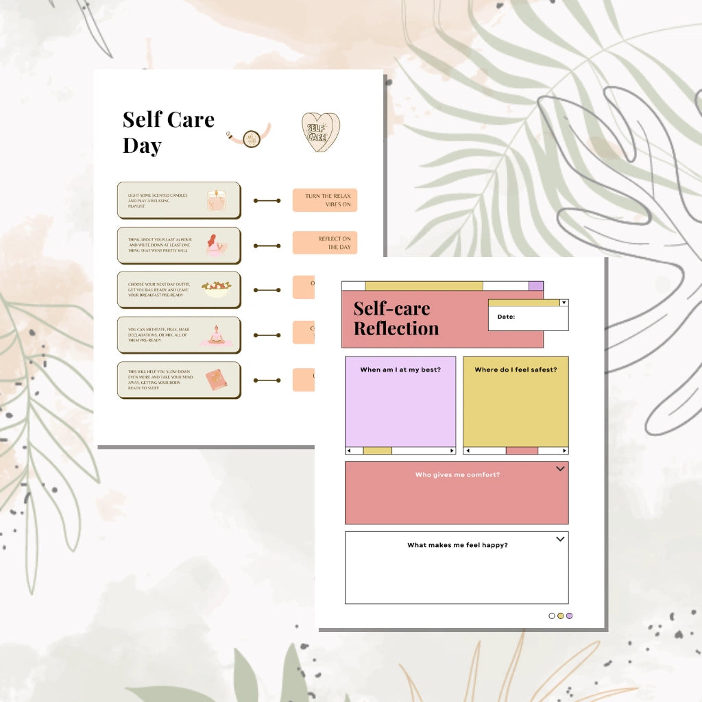 Self Care Intention Planner