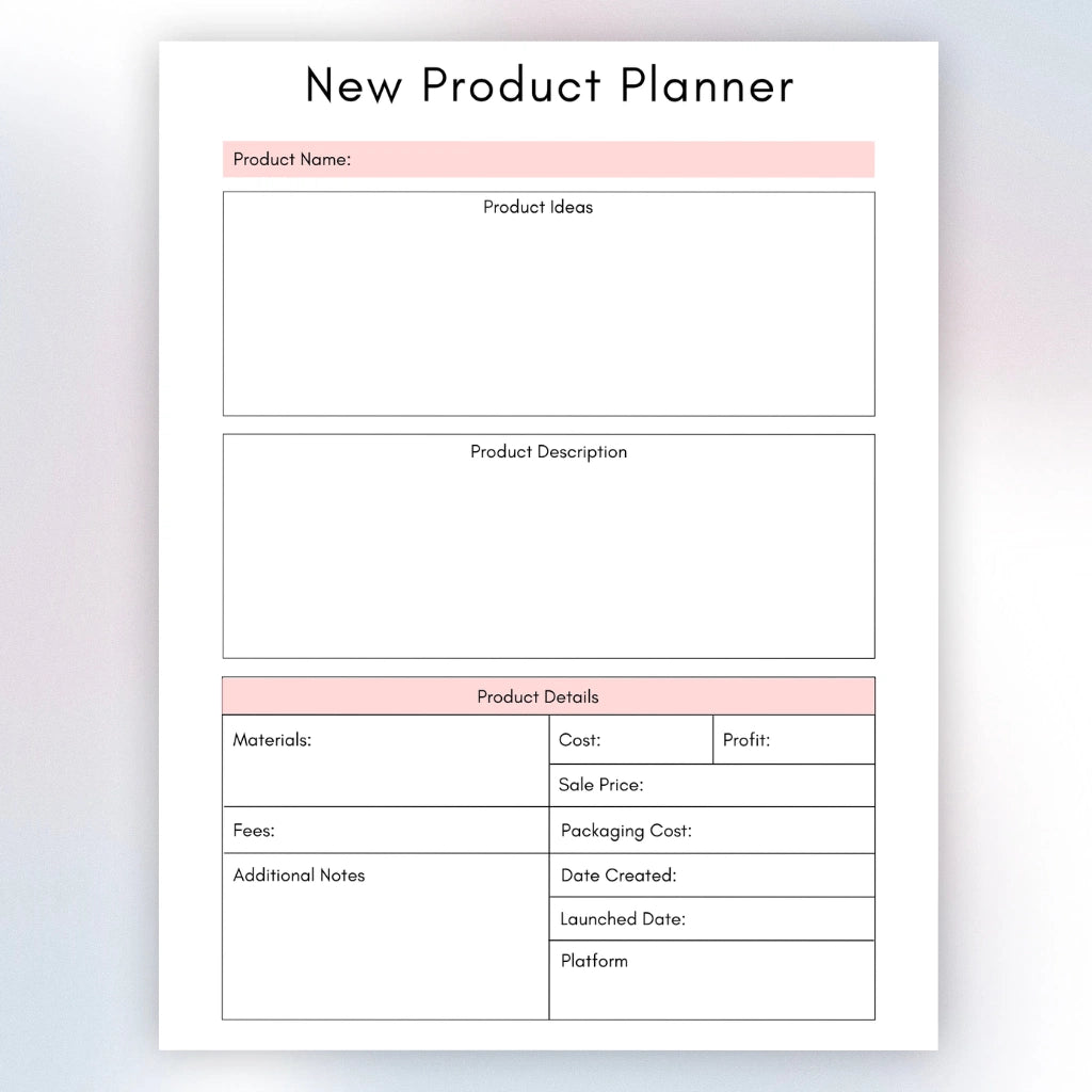 Small Business Product Launch Kit

