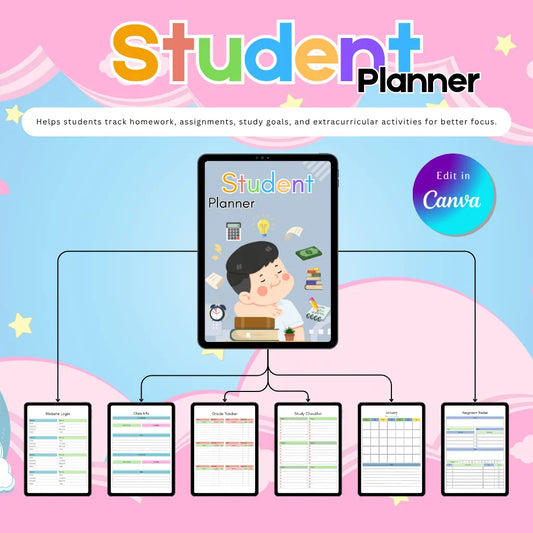 Student Study Planner Template