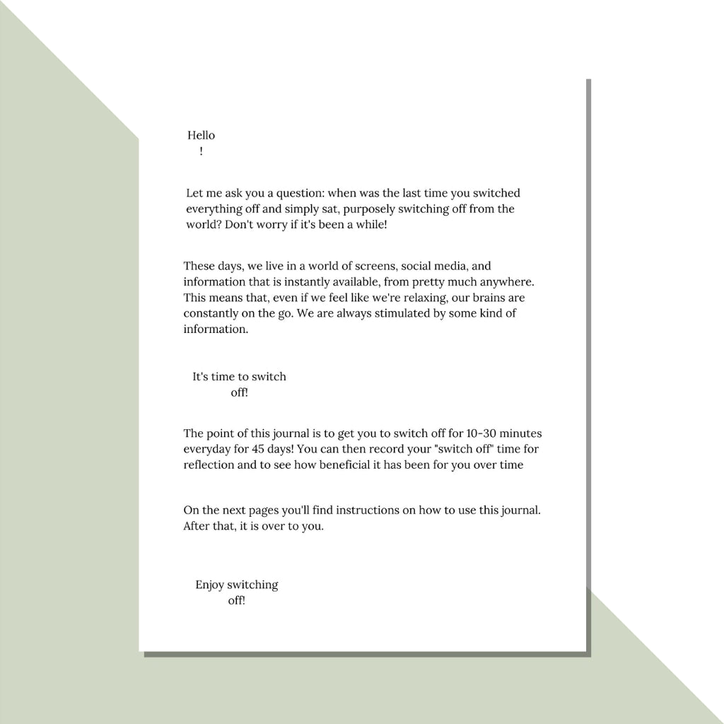Switch Off Planner Canva
