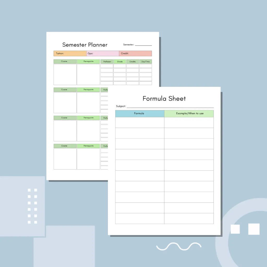 University Planner Canva