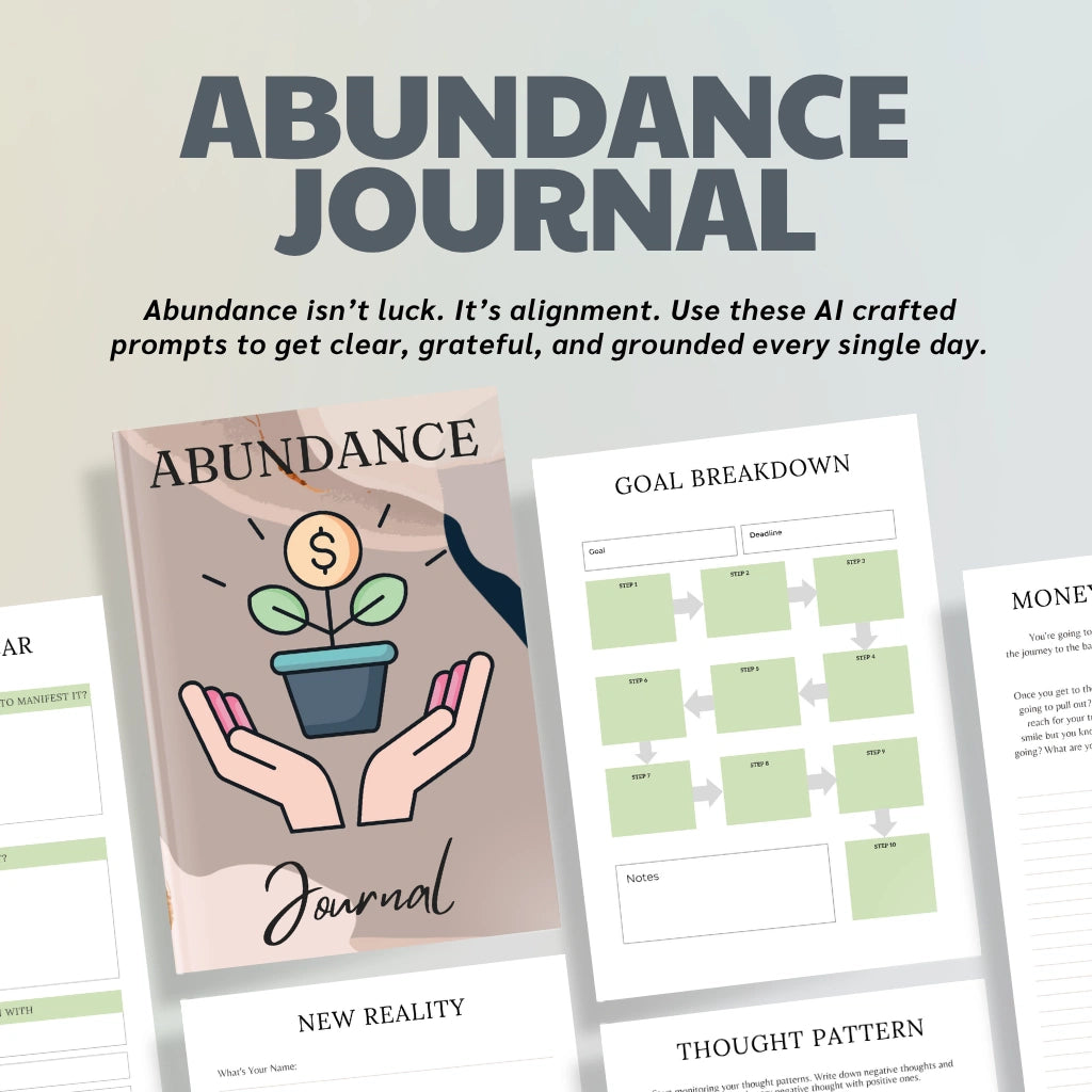 Vision Board & Goal Journal Canva