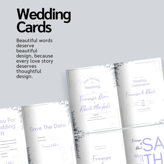 Wedding Invitation Canva Template