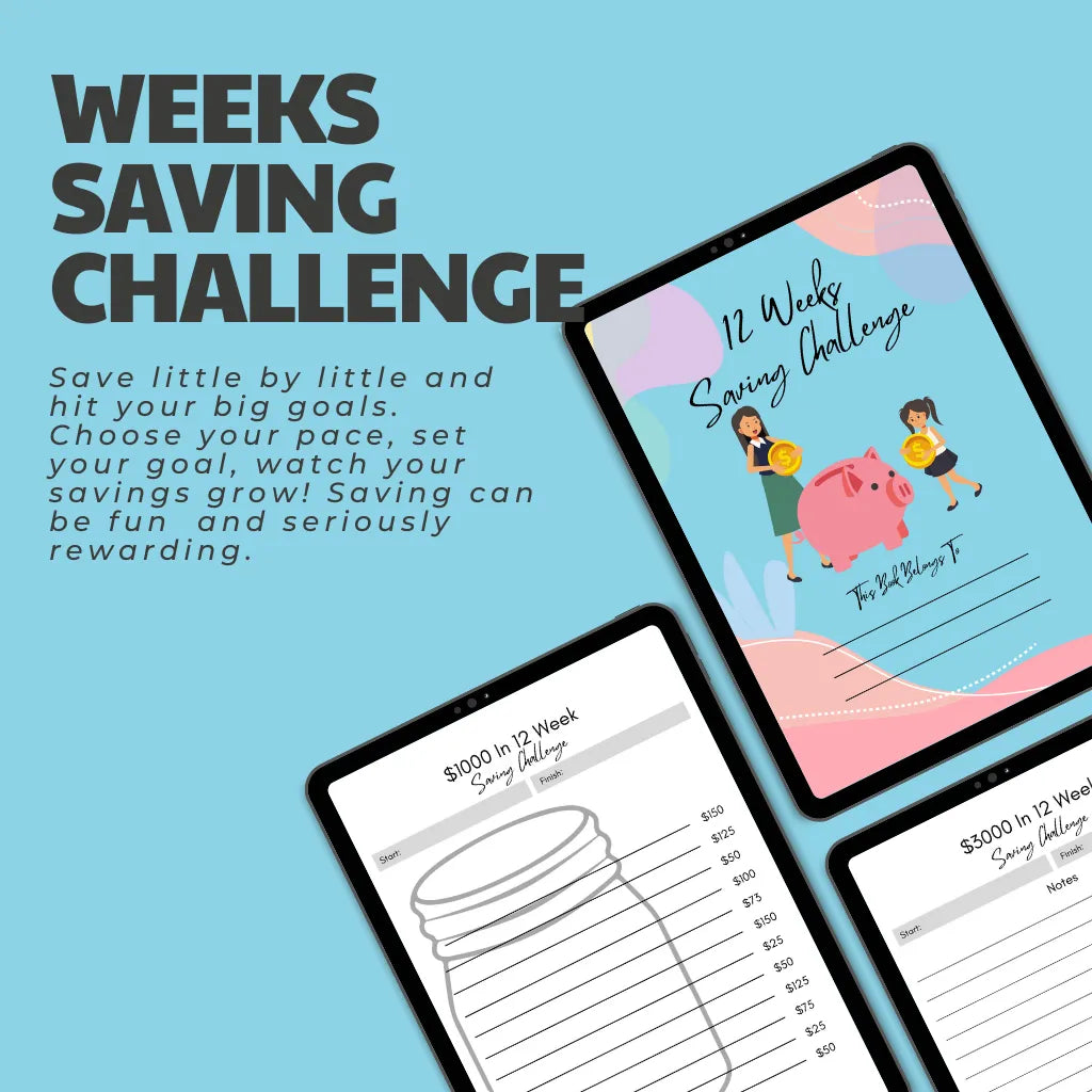 Weekly Money Saving Planner Canva