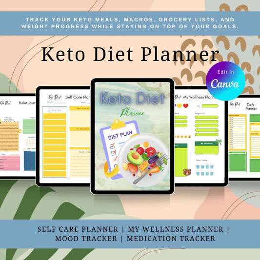 Weight Loss Planner Canva