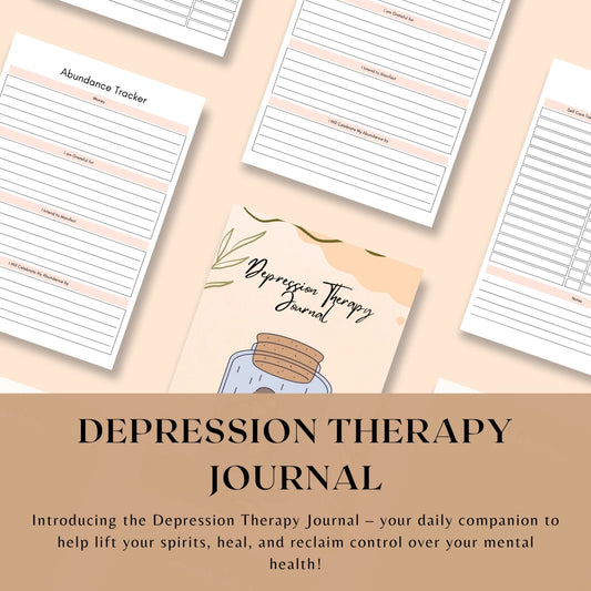Wellness Therapy Journal Canva Template