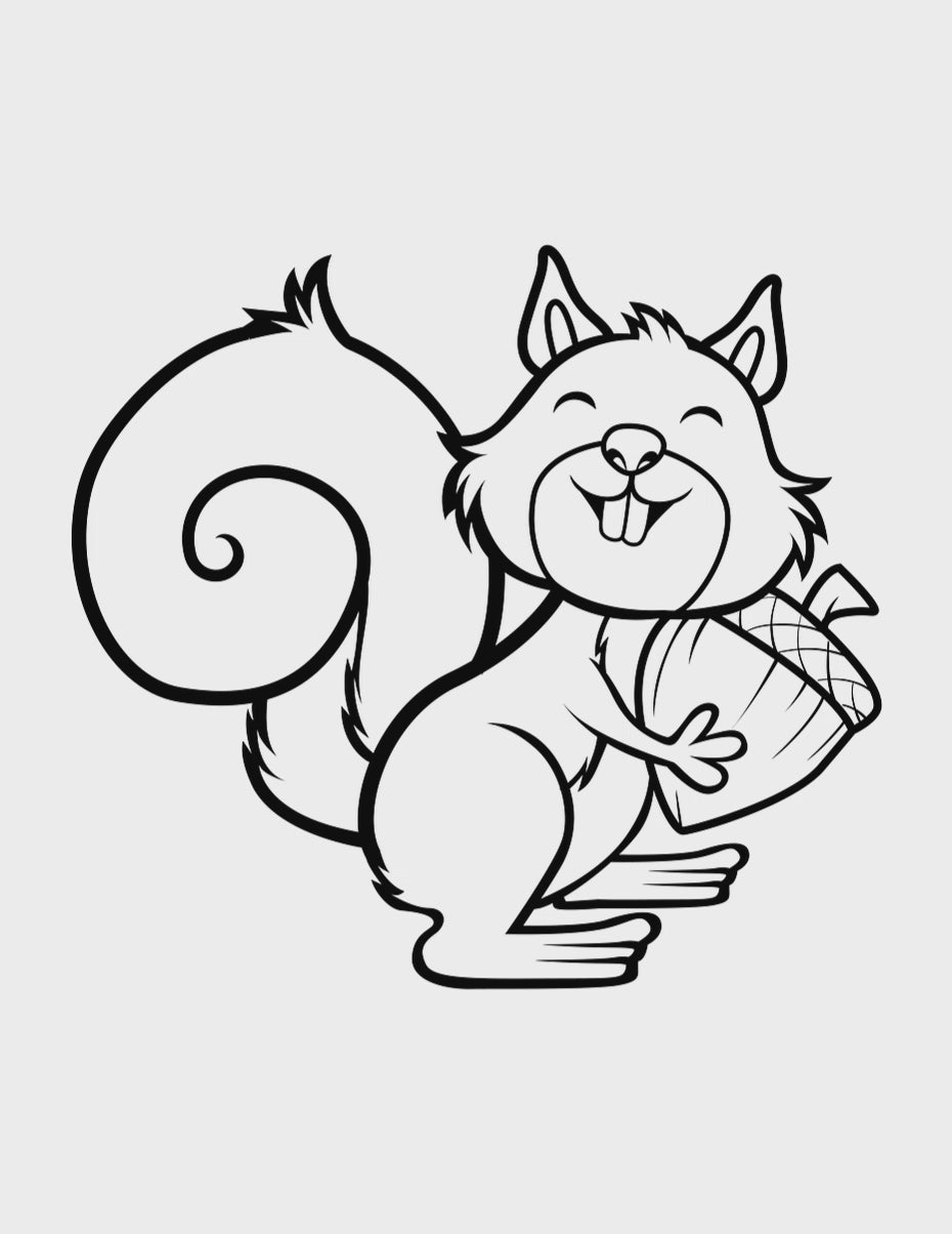 70 Cute Animal Coloring Pages for Kids