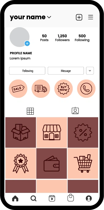 Editable Instagram Highlight Covers for Online Shops & E-Commerce Brands